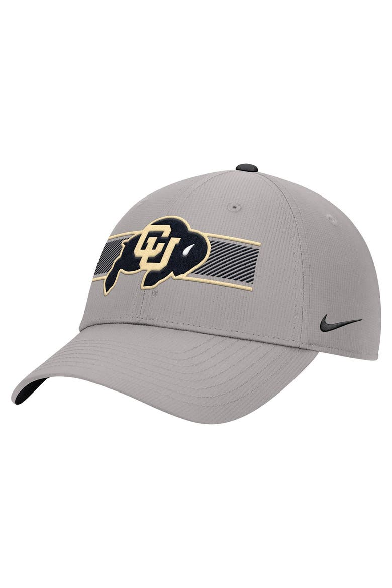 Men's Nike Gray Colorado Buffaloes Ripstop Dri-FIT Adjustable Hat, Main, color, Gray