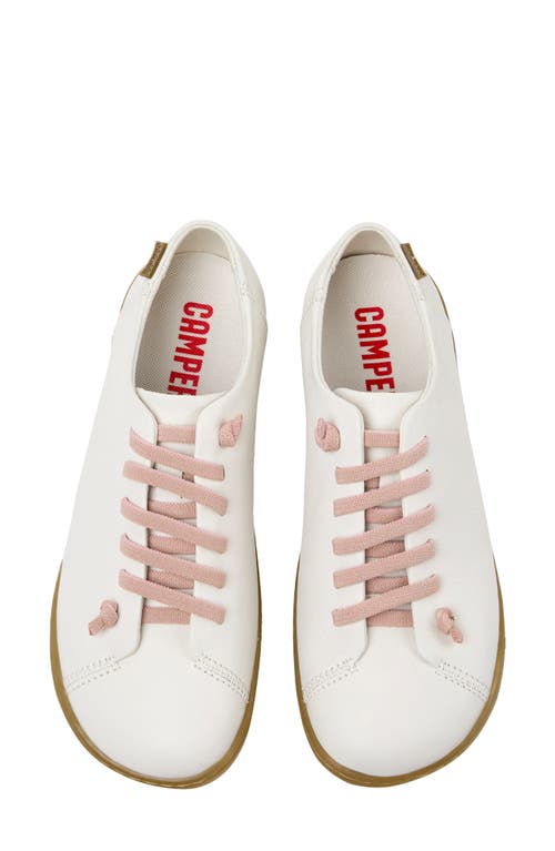 Camper Peu Cami Leather Sneakers In White Natural