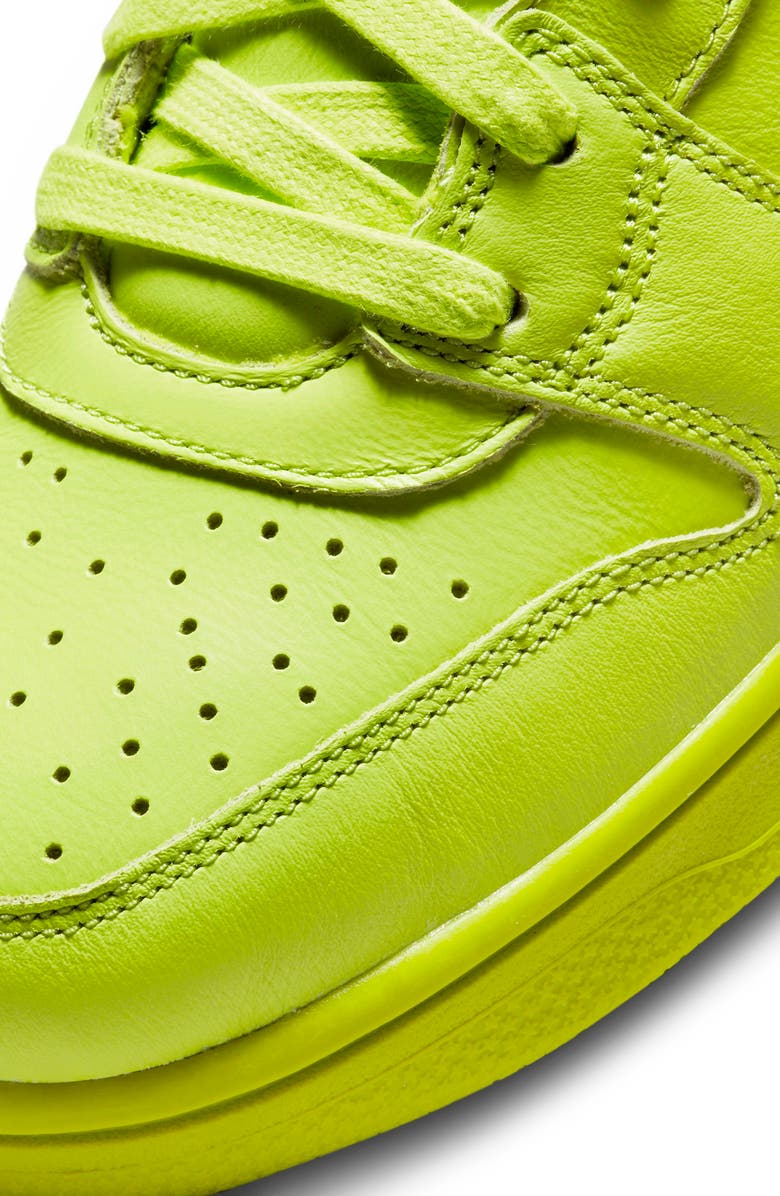 Nike x AMBUSH<sup>®</sup> Dunk High Flash Lime Basketball Sneaker, Alternate, color,