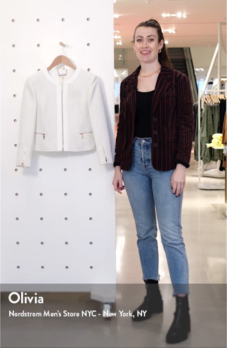Jenniah Crop Jacket, sales video thumbnail