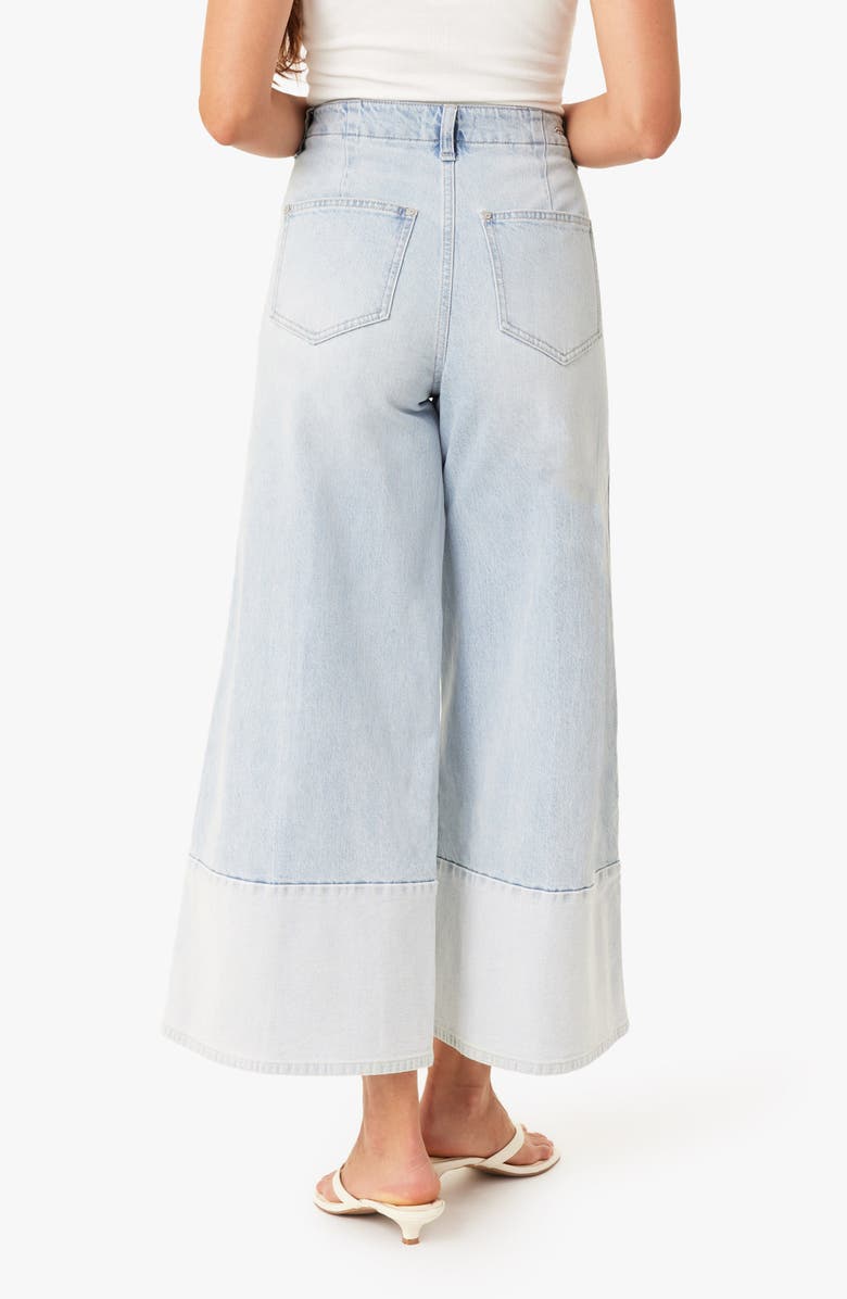 Habitual Addie Cuffed Gaucho Jeans, Alternate, color, Glacier