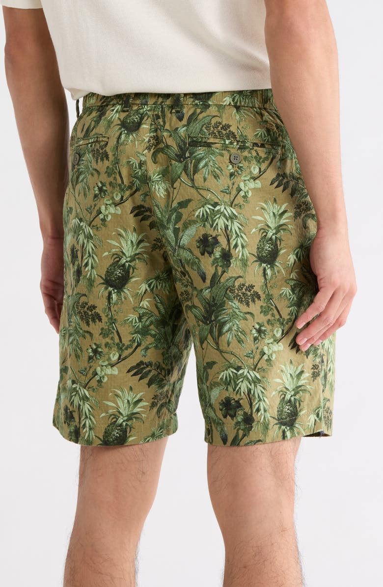 Tommy Bahama Pima Verde Single Pleat Shorts, Alternate, color, Dusty Thyme