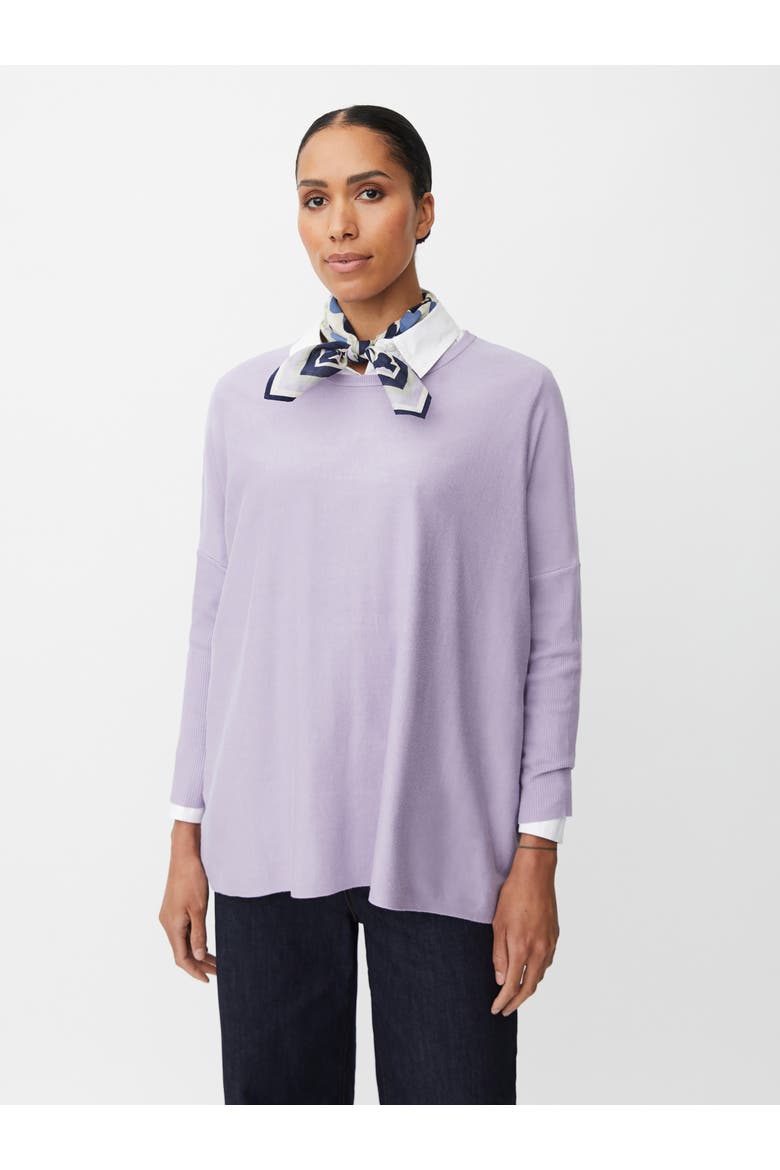 Mafanasi Round Neck Oversized Top, Main, color, WISTERIA