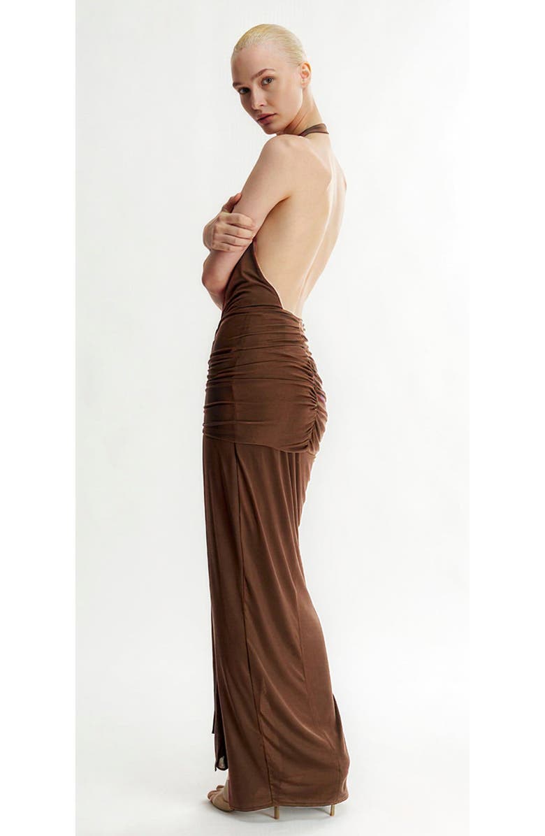 Mother of All Inaya collar maxi dress, Alternate, color, 