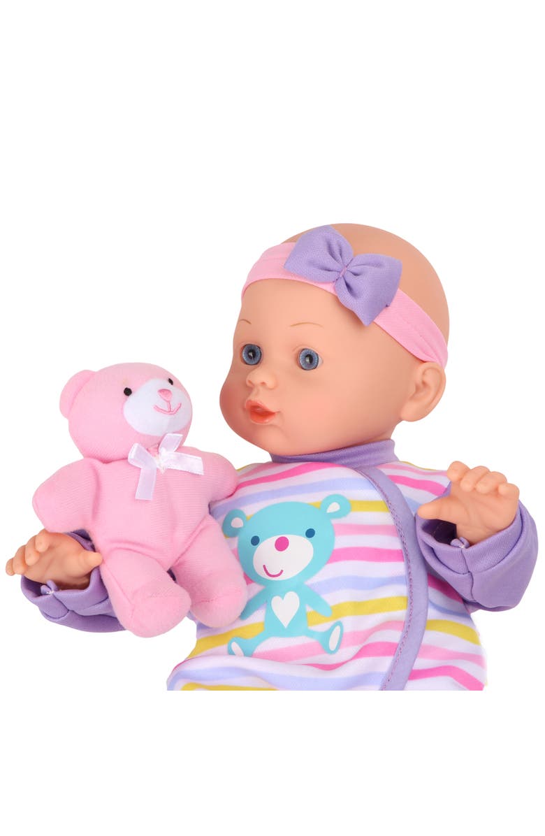 Dream Collection 14 Inch Baby Doll Maggie with Teddy, Alternate, color, Multicolored