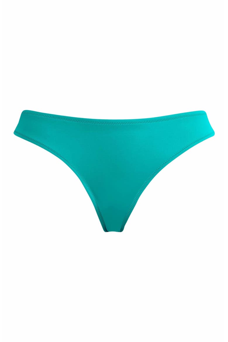 Women's Solid Sculpt Bikini Bottom, Alternate, color, VERT DISCO