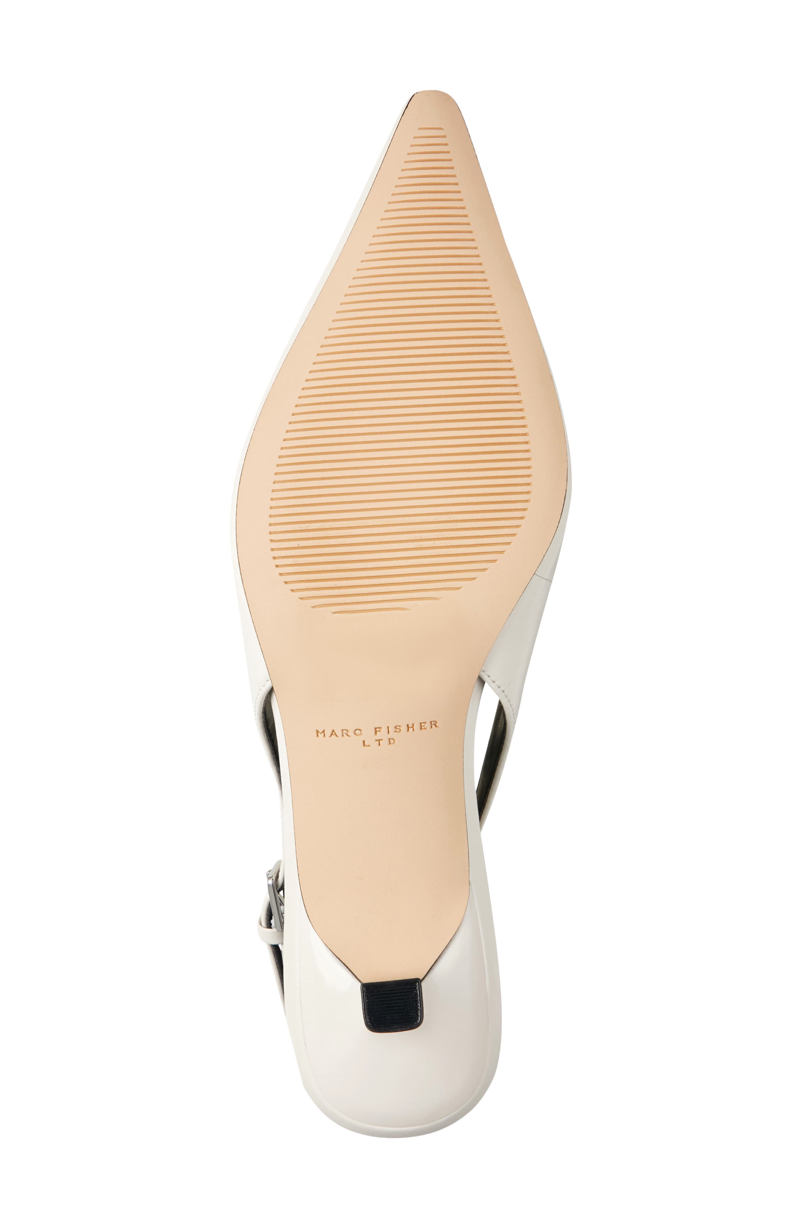 Luciey Slingback Pointed Toe Kitten Heel Pump, Alternate, color, IVORY