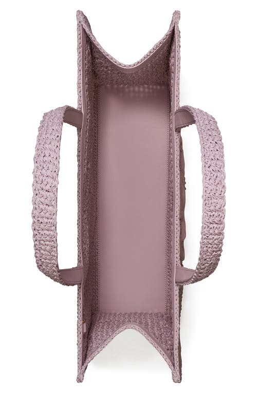 Tory Burch Ella Large Hand Crocheted Tote In Pale Purple