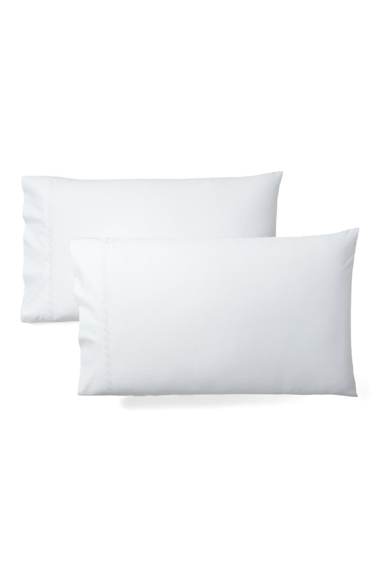 Spencer Cable Embroidered 4-Piece Sheet Set, Alternate, color, WHITE