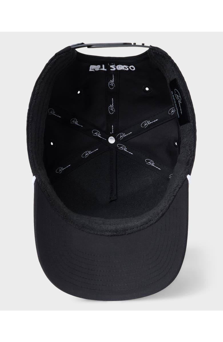 Left Dash Hat Blanco Left-Dash Hat, Alternate, color, Black With Black Rope