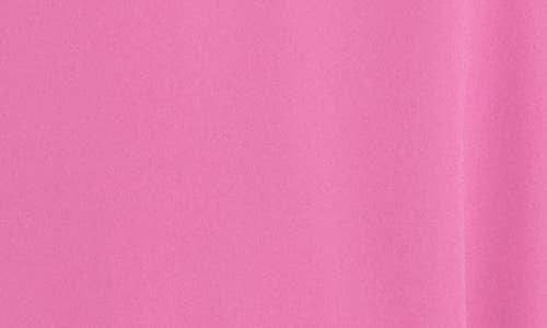 Karen Kane Petite Bracelet Sleeve Asymmetrical Top In Pink