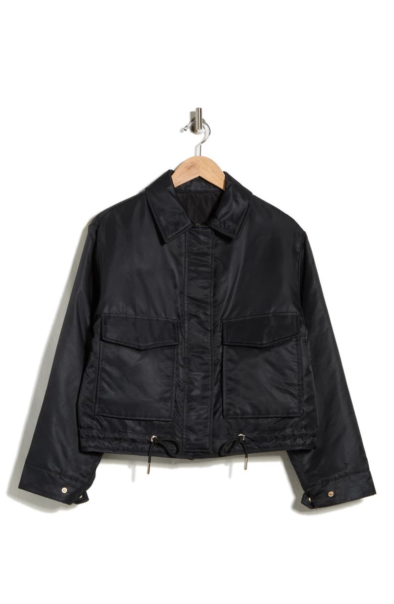 Michael Kors Short Barn Bomber Jacket, Main, color,