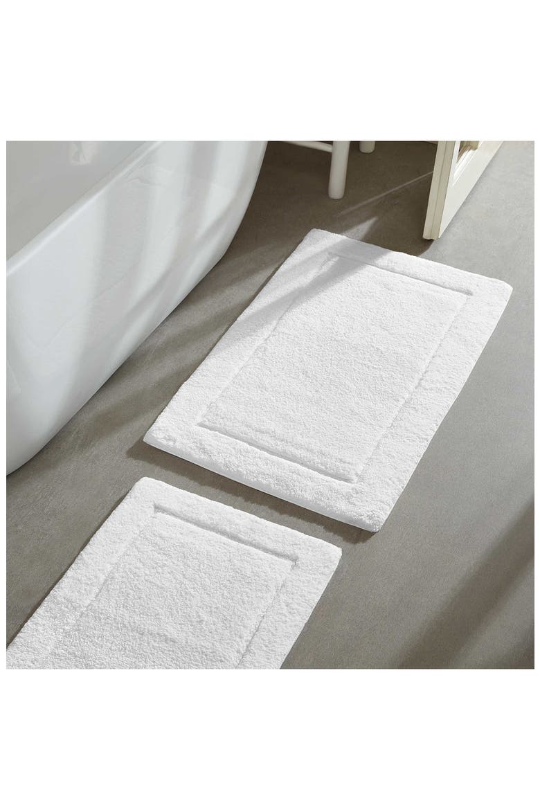 Essence Solid Bath Mat, Alternate, color, WHITE