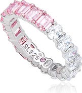 SUZY LEVIAN Half & Half Eternity Band Ring