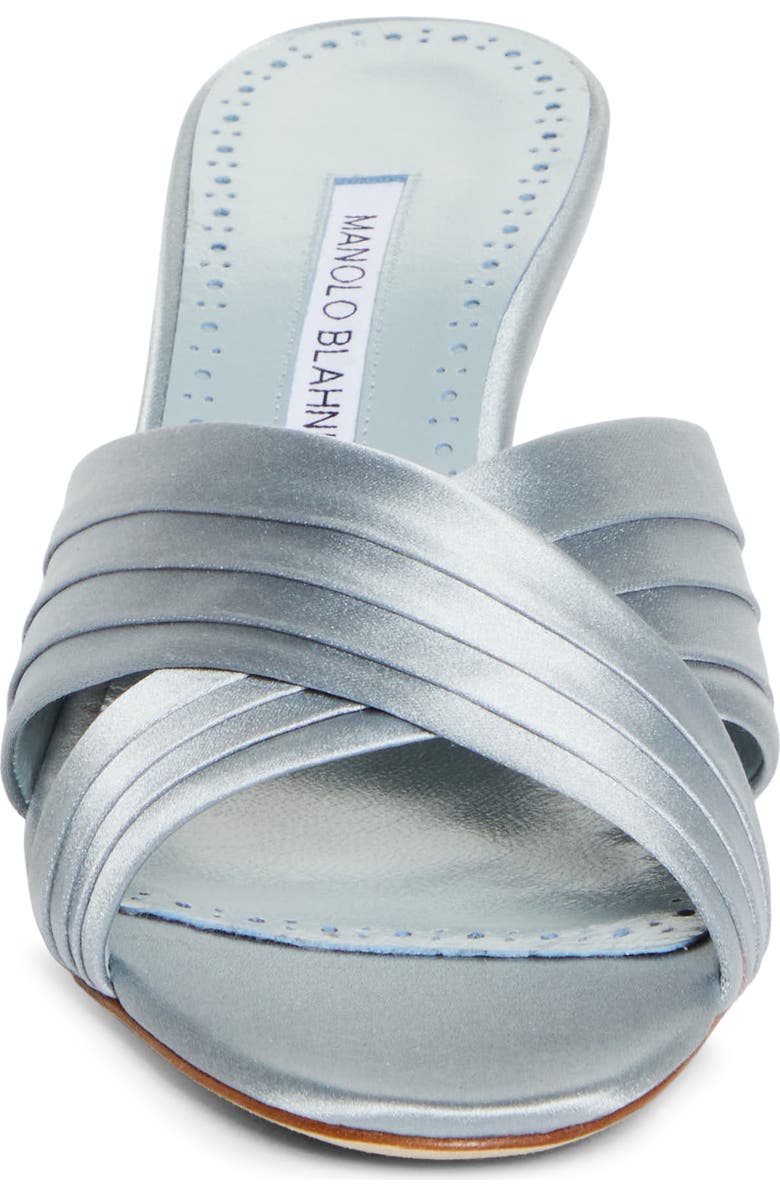 Manolo Blahnik Vieramul Slide Sandal, Alternate, color, Blue