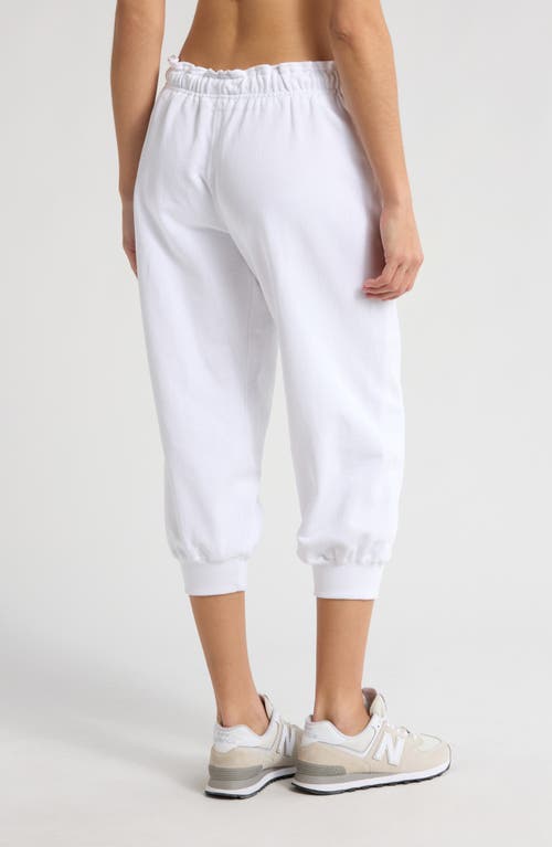 Free People Fp Movement Flutter Crop Joggers In Ivory