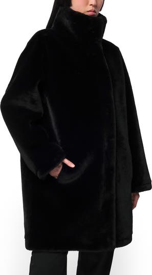 Apparis Blair Mid Length Recycled Polyester Pluche™ Faux Fur Coat
