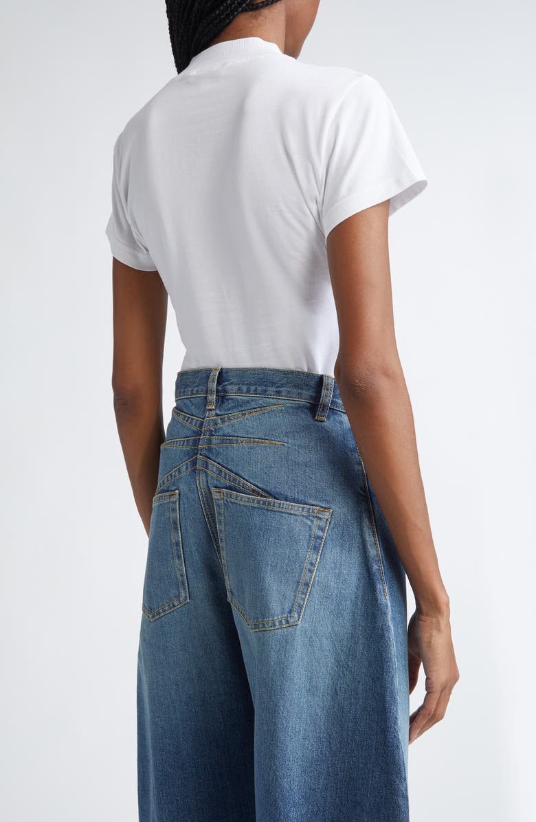 Alaïa T-Shirt Body, Alternate, color, Blanc