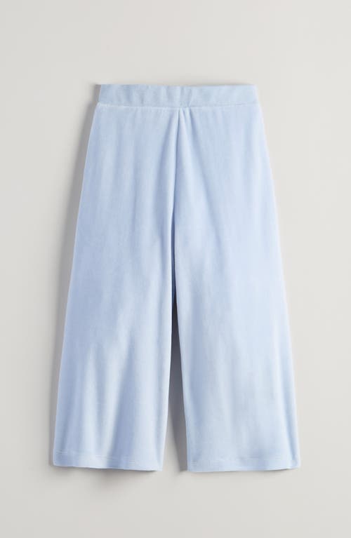Tucker + Tate Kids' Ruffle Pocket Velour Pants In Blue