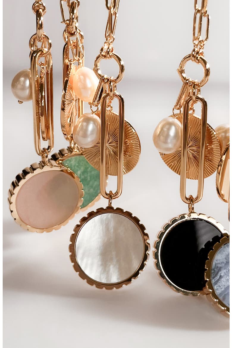 Odeon Mother of Pearl Charm, Alternate, color, MOTHER OF PEARL