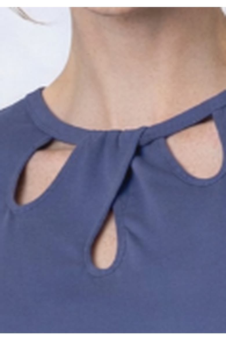 Sleeveless Cutout Knit Tunic, Alternate, color, DEEP DUSK