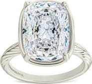 Sterling Forever Taylor's Elongated Cubic Zirconia Ring