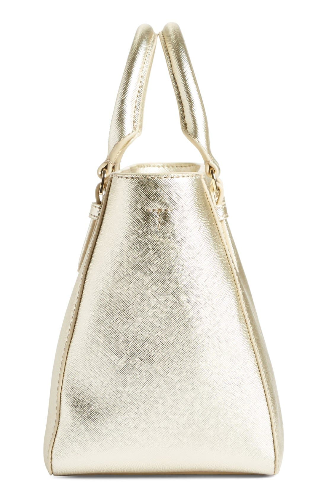 'Robinson Mini' Square Tote, Alternate, color, SOFT GOLD