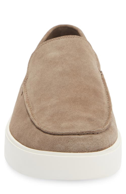 Vince Taro-b Suede Loafer In Gray
