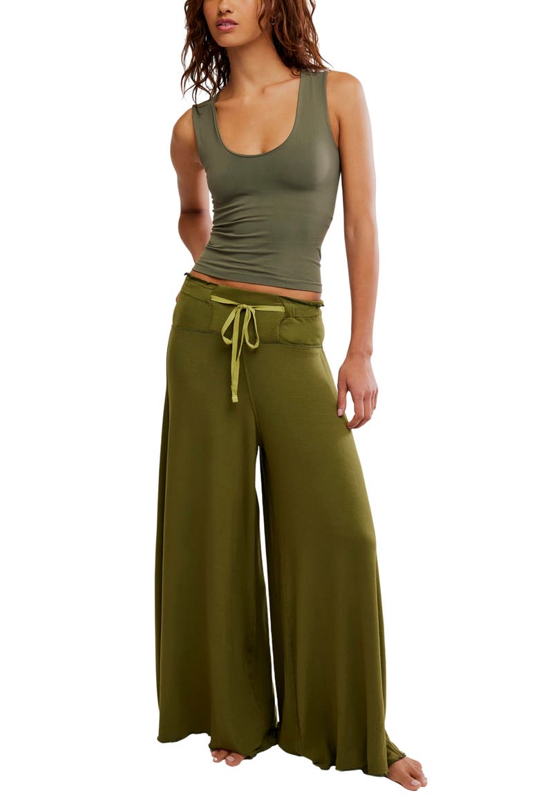Dream State Wide Leg Lounge Pants, Alternate, color, FERNGULLY