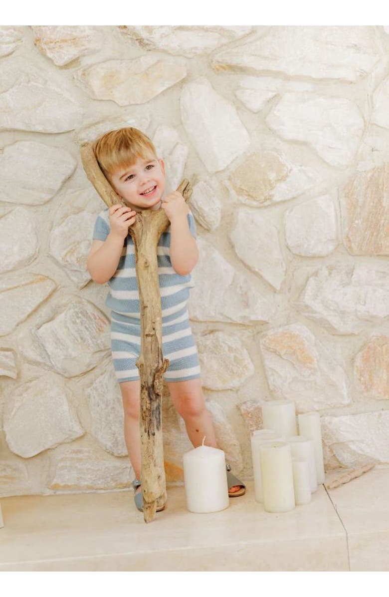 Ely's & Co. Looms Wave Collection - Stripe Knit Set, Alternate, color, Blue