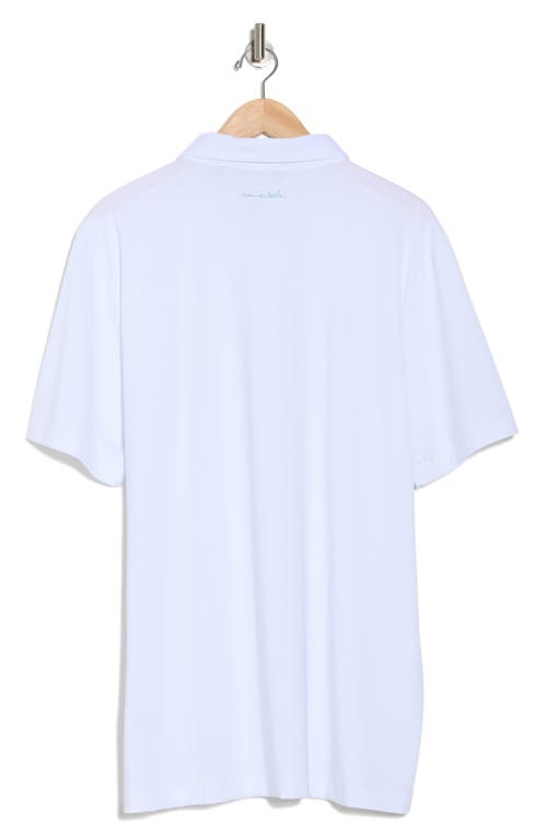 Travismathew Round It Up Polo In White