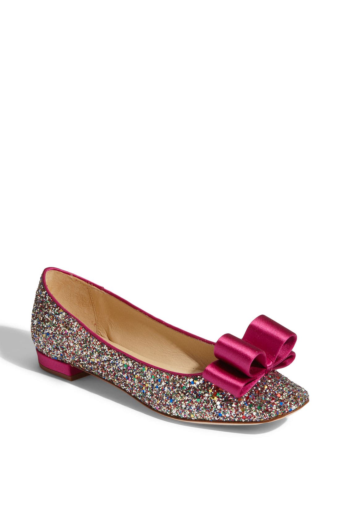 'nell' glitter flat, Main, color, FLAT W/ PEARLS
