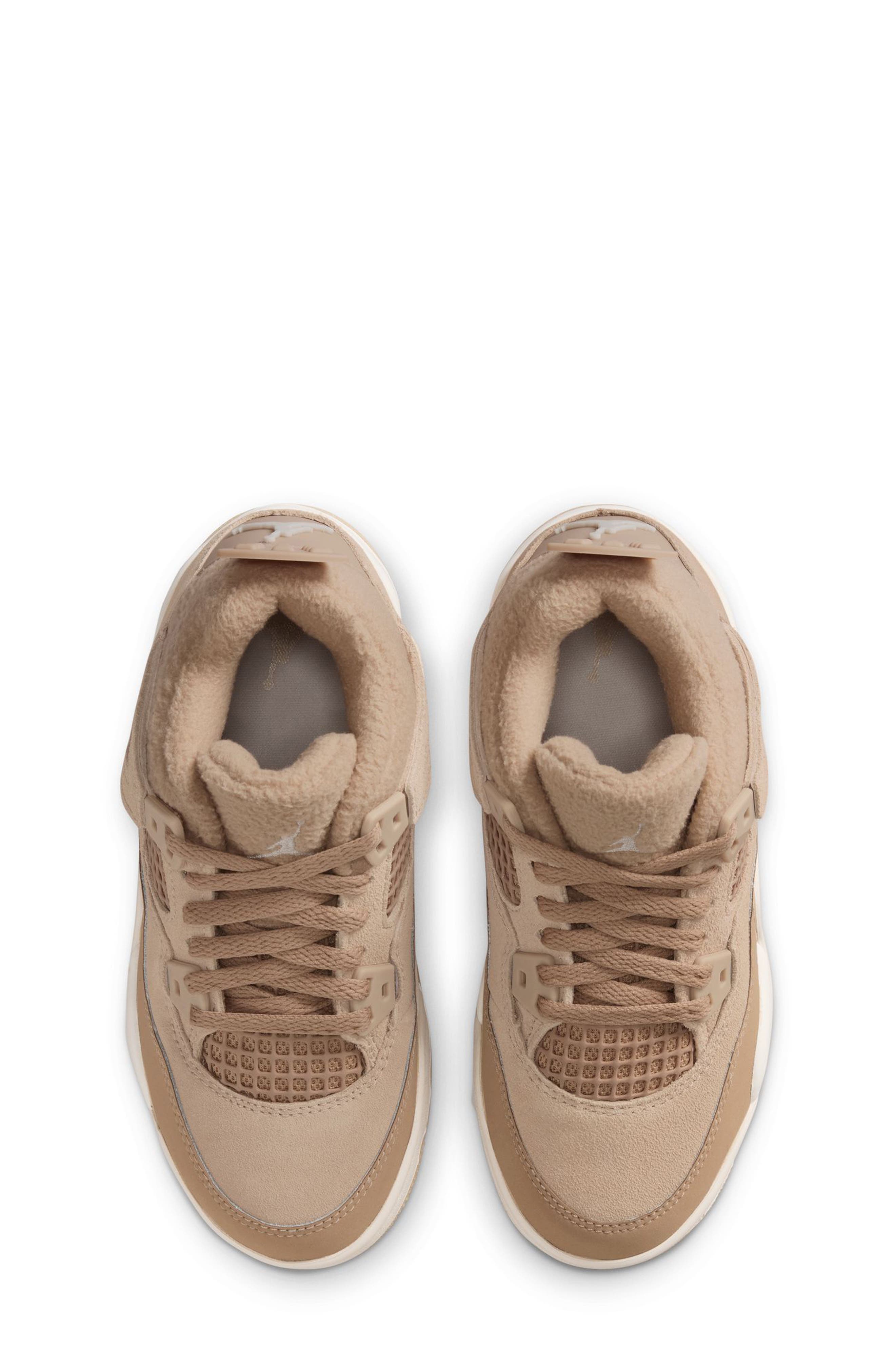 Nike Kids' Jordan 4 Retro Sneaker, Alternate, color, 200 Hemp/Ltowbr