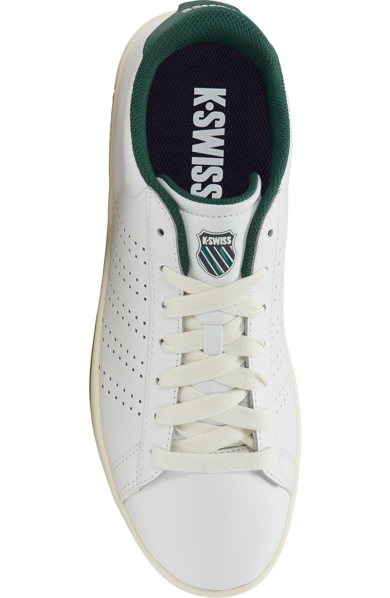 K-Swiss Court Base II Sneaker, Alternate, color, White/ Posy Green