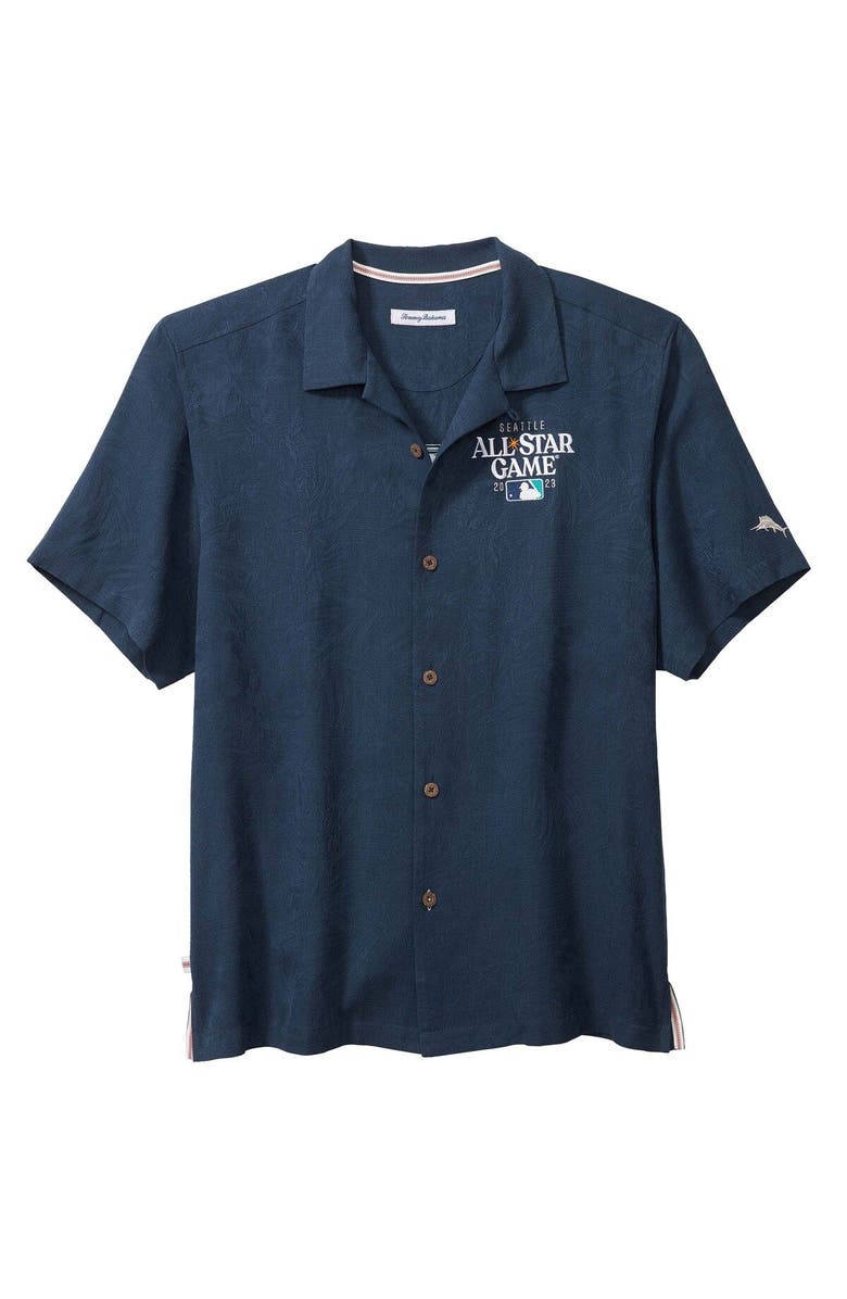 Tommy Bahama Men's Tommy Bahama  Navy 2023 MLB All-Star Game Camp Button-Up Shirt, Alternate, color, 