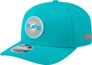 New Era Men's New Era Aqua Miami Dolphins Adventure Patched 9SEVENTY Stretch-Snap Adjustable Hat