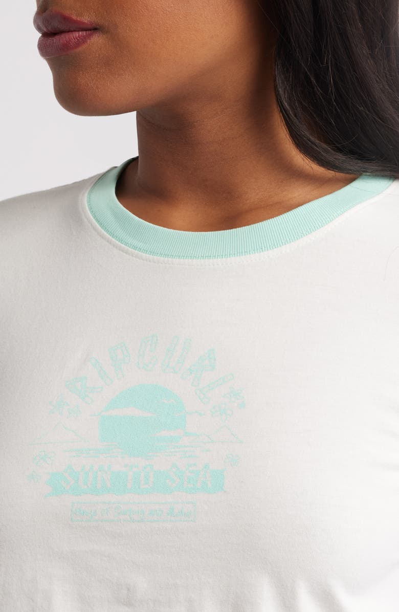 Rip Curl Hookipa Graphic Baby Tee, Alternate, color, Bone