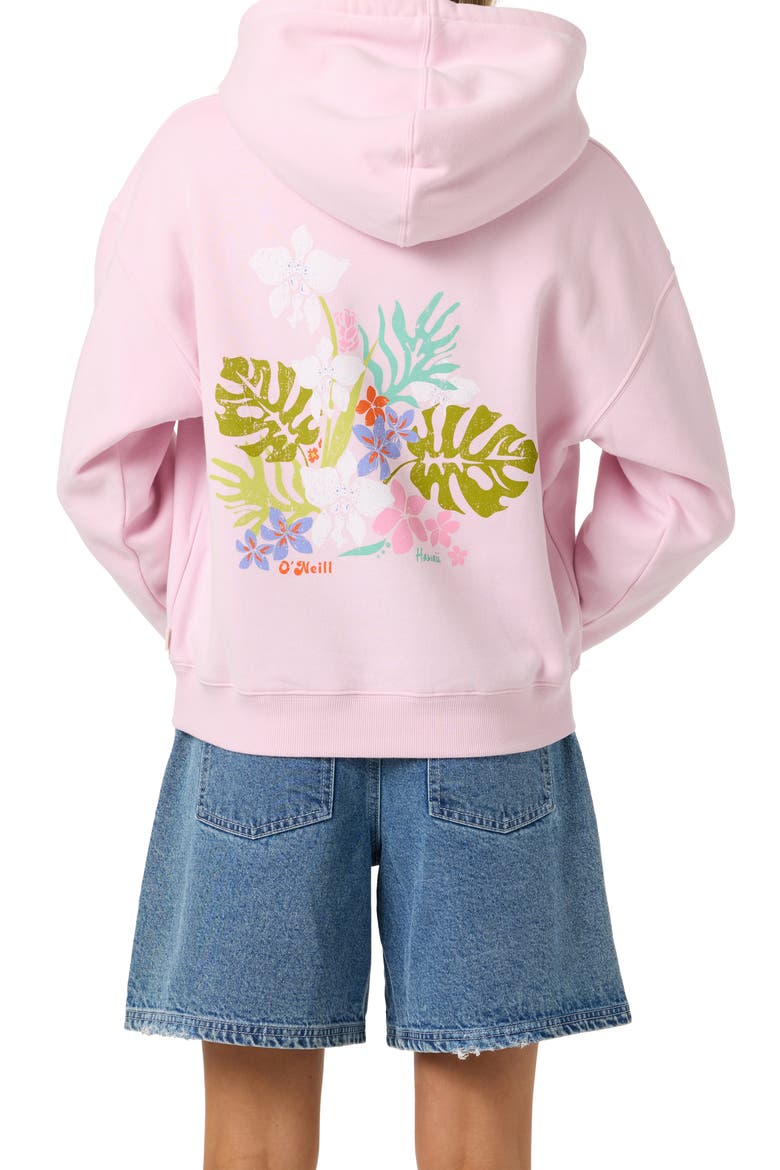 Botany Hawaii Graphic Hoodie, Alternate, color, PINK