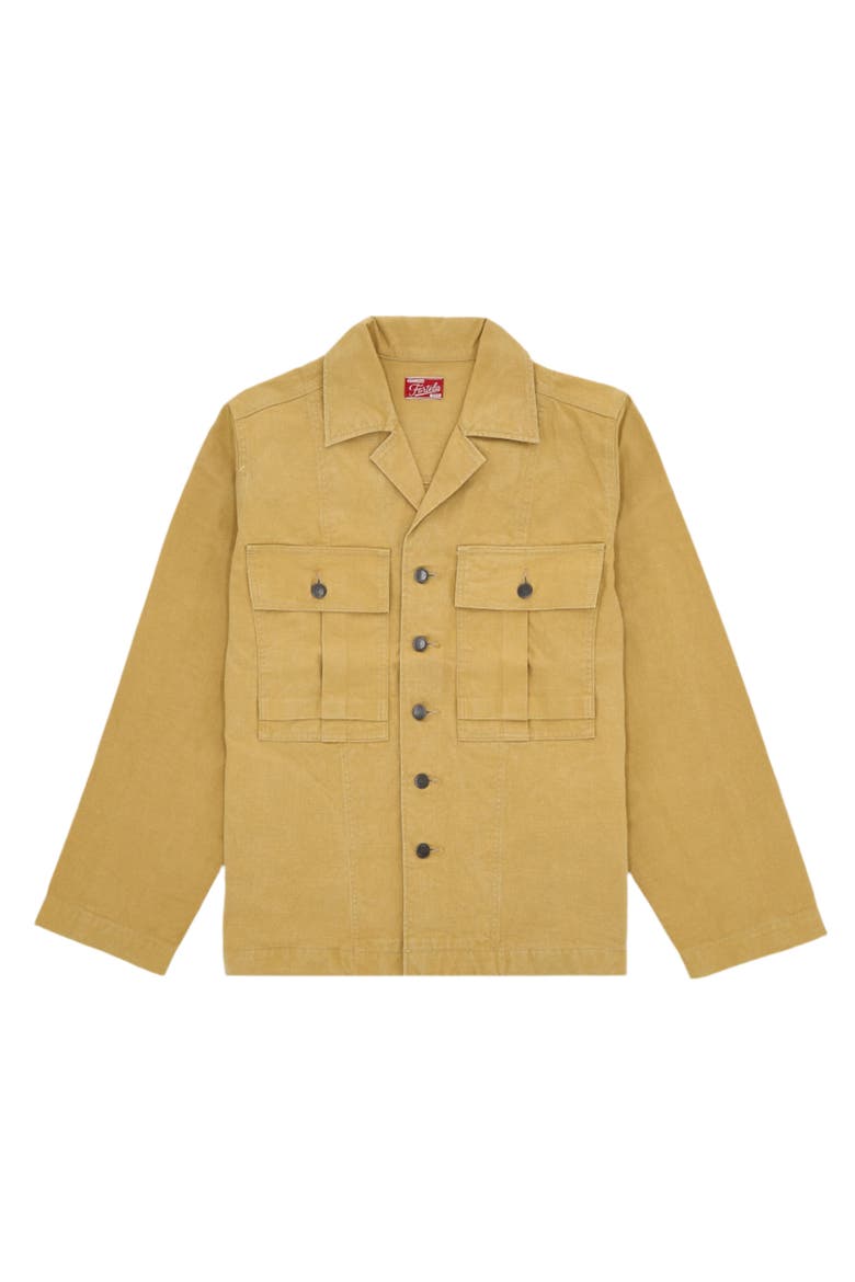 Richard Japan Cotton Overshirt, Main, color, SAND