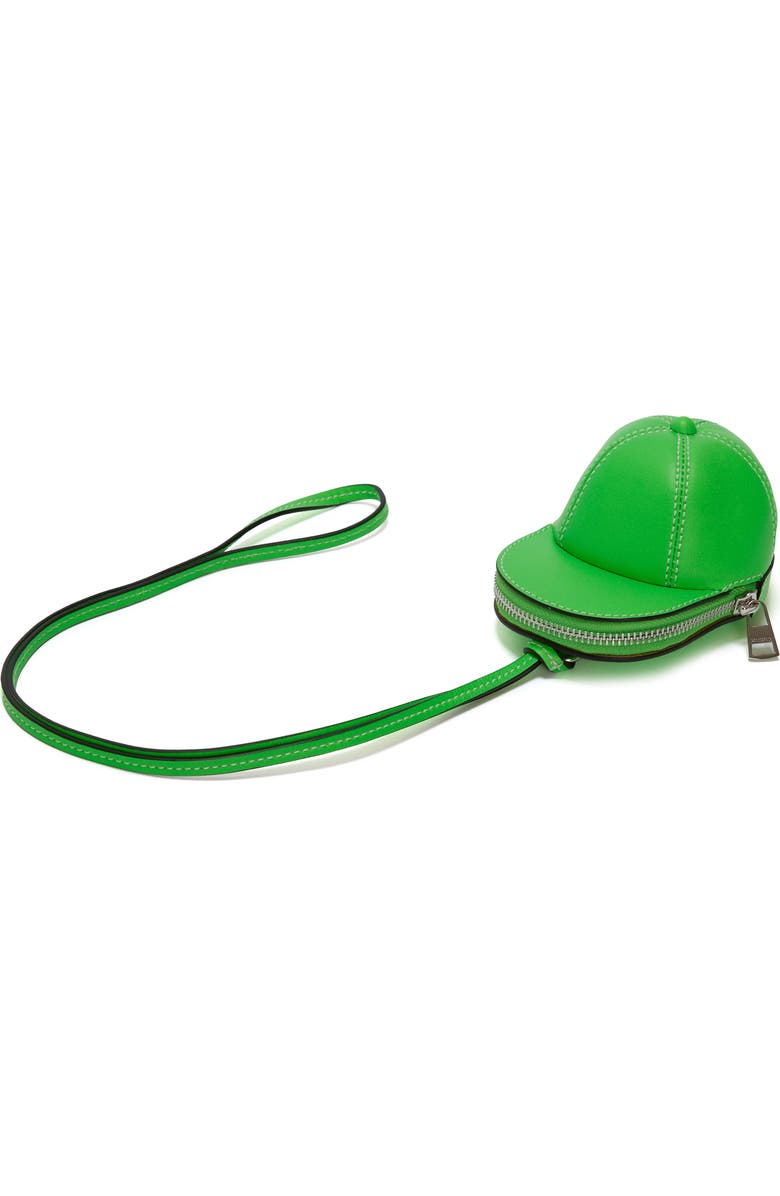 JW Anderson Nano Cap Leather Crossbody Bag, Main, color,