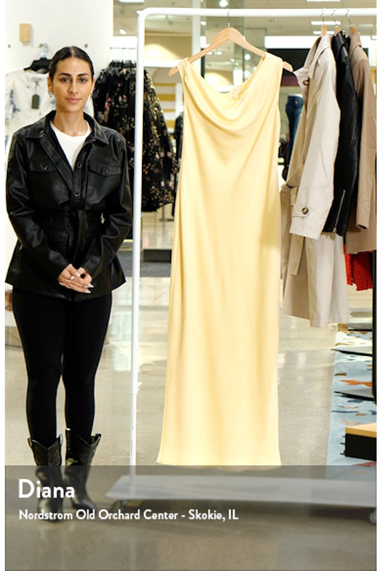 The Tanya One-Shoulder Draped Maxi Dress video