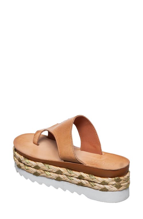 Antelope Abra Platform Sandal In Tan