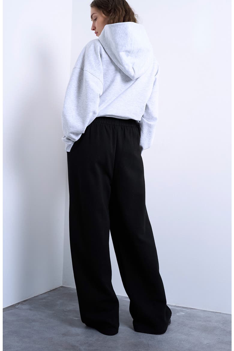 Straight Leg Joggers, Alternate, color, BLACK