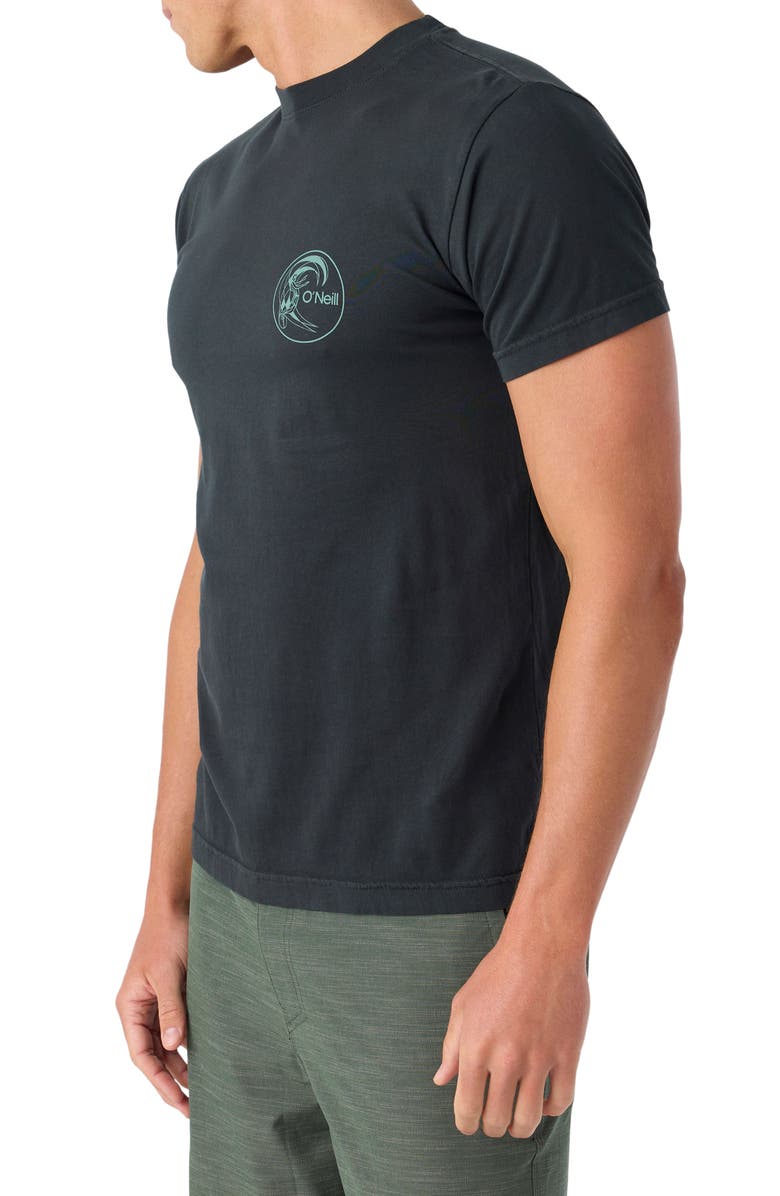 O'Neill Circle Surfer Cotton Graphic T-Shirt, Alternate, color, 