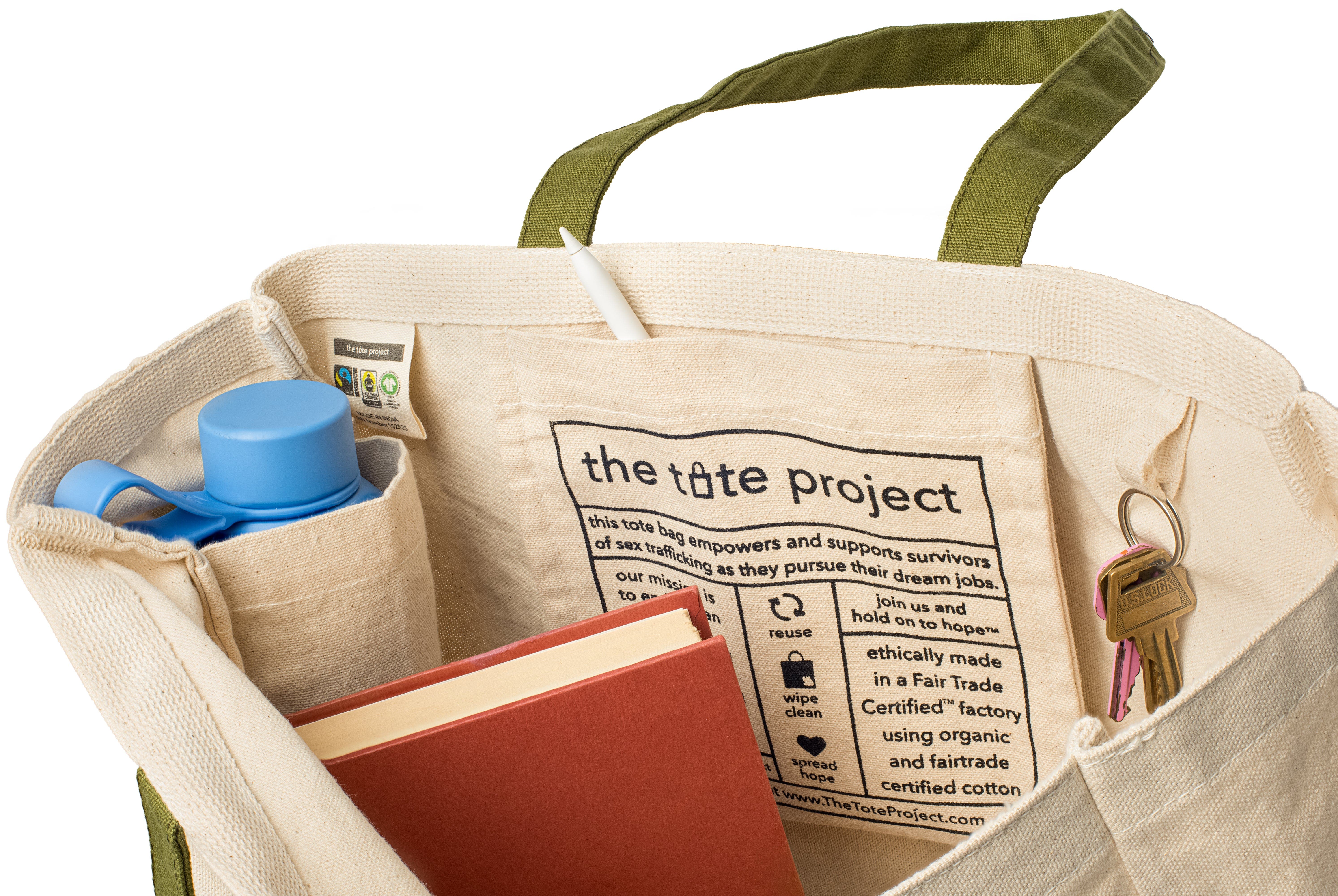 The Tote Project Free to Fly | Tote, Alternate, color, Olive Green