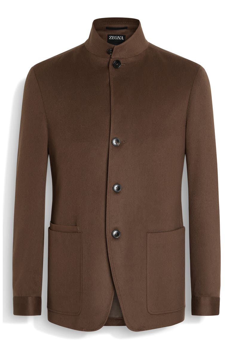 Oasi Cashmere Il Conte Jacket, Alternate, color, BROWN