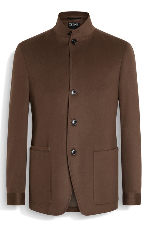 Zegna Oasi Cashmere Il Conte Jacket In Brown