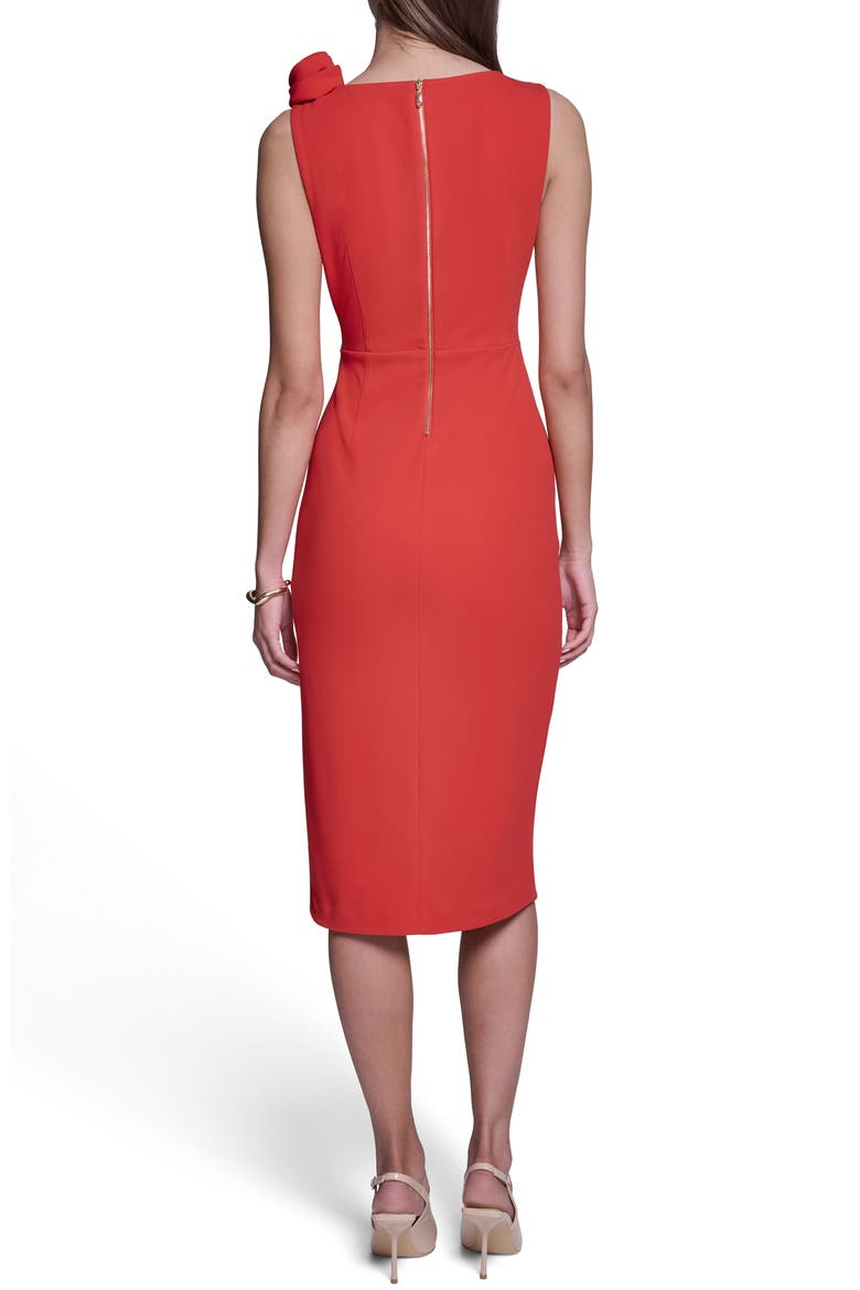 Bodycon Midi Dress, Alternate, color, RED