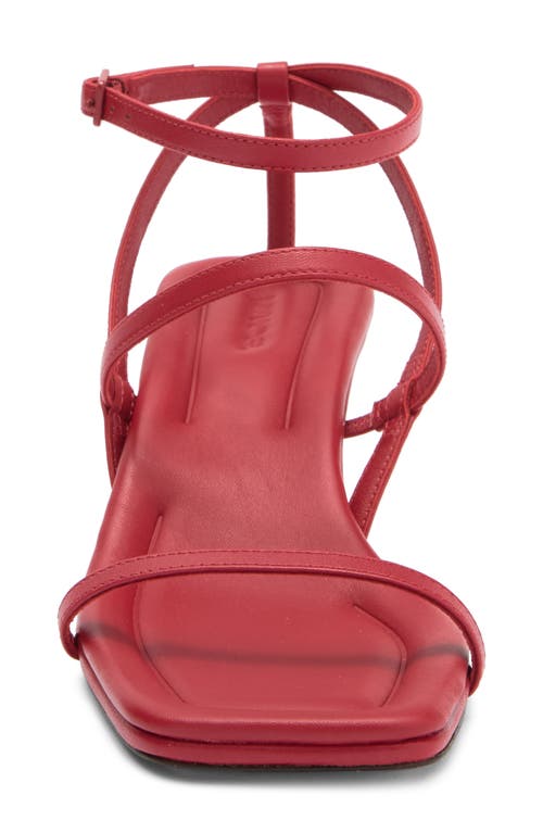 Vince Callie Kitten Heel Sandal In Crimson