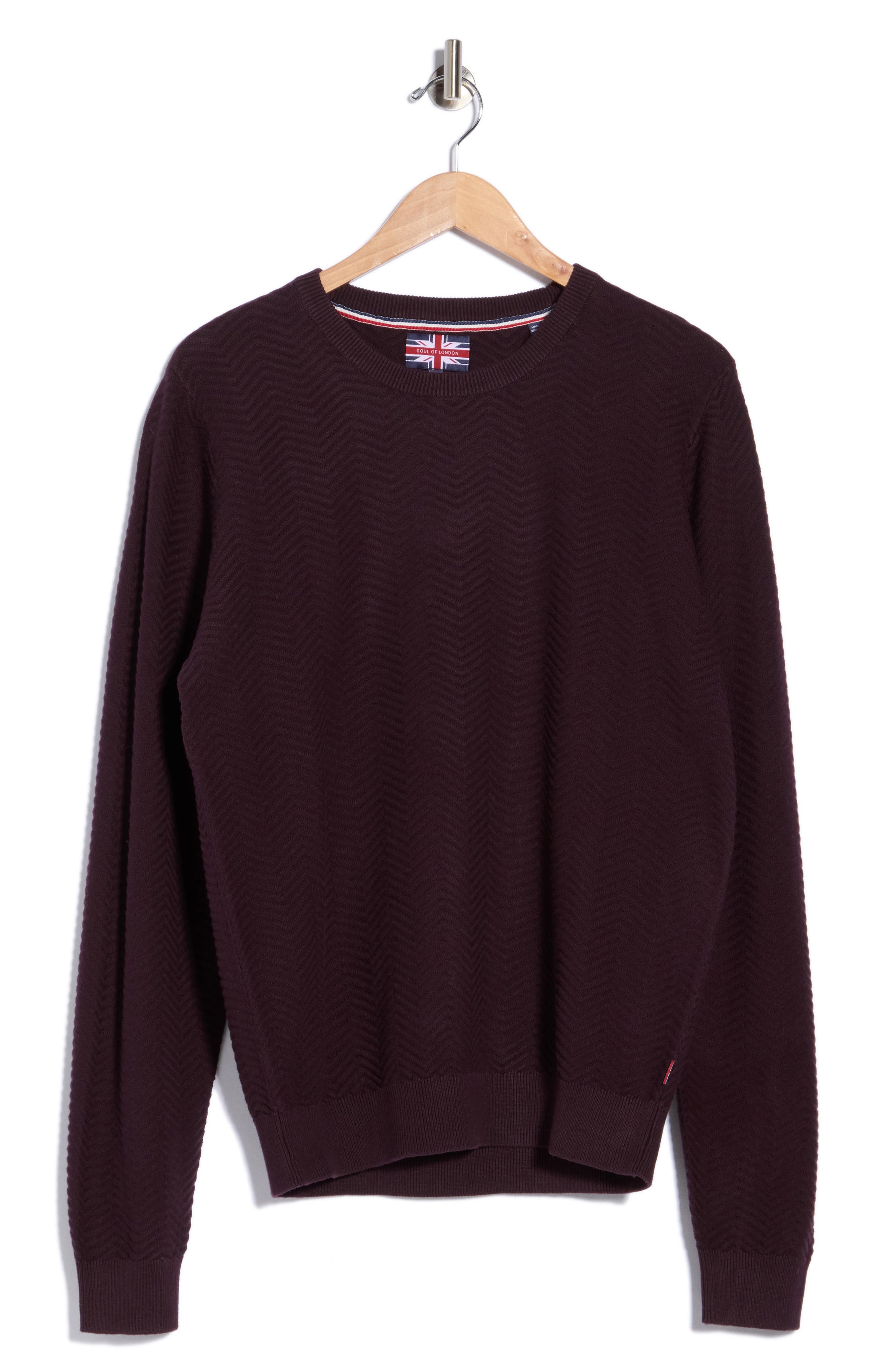Herringbone Crewneck Sweater